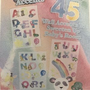 🟢 (2/$5) Alphabet Wall Decals